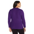 thumbnail image 2 of Just My Size Tee-Shirt à Manches Longues Col en V pour Femmes, 1X, Violet Splendor, 2 of 3
