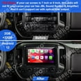 thumbnail image 2 of Car Stereo Radio for 2014-2018 Chevrolet Silverado & GMC Sierra,Android Wireless CarPlay Android Auto Silverado Radio Support Back-up Camera/Voice Contro/Map Navigation/FM Radio/SWC, 2 of 7