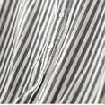 thumbnail image 6 of Women's Linen Tank Tops Sleeveless Striped Button Down Shirts Curved Hem Loose Fit Casual Beach Summer Blouses (M, Gray), 6 of 6