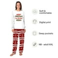 thumbnail image 2 of Merry Christmas Ya Filthy Animal Matching Pajamas, Holiday Pajamas With Pockets, Size NB - Men 6XL, 2 of 7