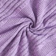 thumbnail image 7 of Daqian (8-12 Years) Round Neck Knit Patchwork Velvet Long Sleeve Dress + Black Belt Big Girls Dresses Clearance Holiday Dresses for Girls Holiday Outfit Purple 12-13 Years, 7 of 7