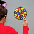 thumbnail image 5 of XIANXIAN Dart Board for Kids - Double Sided Shooting Games Fidget Toys Kids Dart Board Set 14inches Dart Board with Hook 2 Sticky Balls, 5 of 9