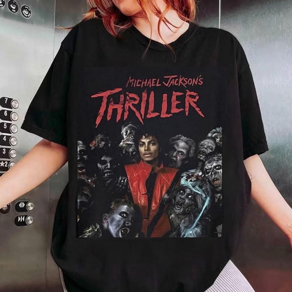 Michael J Thriller Shirt, King of Pop Graphic Tee, Jackson Music Shirt