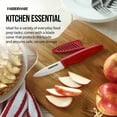 thumbnail image 4 of Farberware Professional 3-inch Ceramic Paring Kitchen Knife with Red Blade Cover, 4 of 13