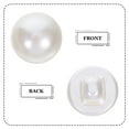 thumbnail image 3 of FOMIYES 50Ud Botones Beige Redondos Con Perla Artificial Para Decorar Blusas Y Ropa De Vestir, 3 of 6