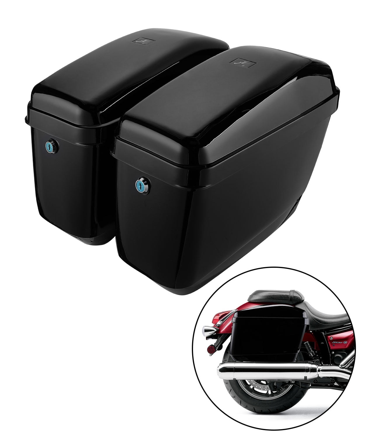 hard case saddlebolsas motorcycles