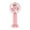 Pink, variant on UttpKLBx Air Conditioning Fan Foldable Portable Personal Fan Household Small Conditioning Fan Usb Charging Portable Mini Fan, for Living Rooms (Pink)