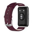 thumbnail image 3 of Leather Replacement Strap Sports Watch Strap Wristband Compatible For  Watch FIT Smart Watch, 3 of 8