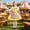 Yellow, variant on Toddlers Outfits Sets for Graduation Girls Farm Dress Holidays Style Party Wear Kids Clothing Sets
