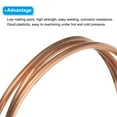 thumbnail image 3 of Uxcell Copper Tube 5/32'' OD x 3Ft Refrigeration Flexible Pipe Seamless Hollow Metal Soft Air Conditioner Refrigerator, 3 of 5