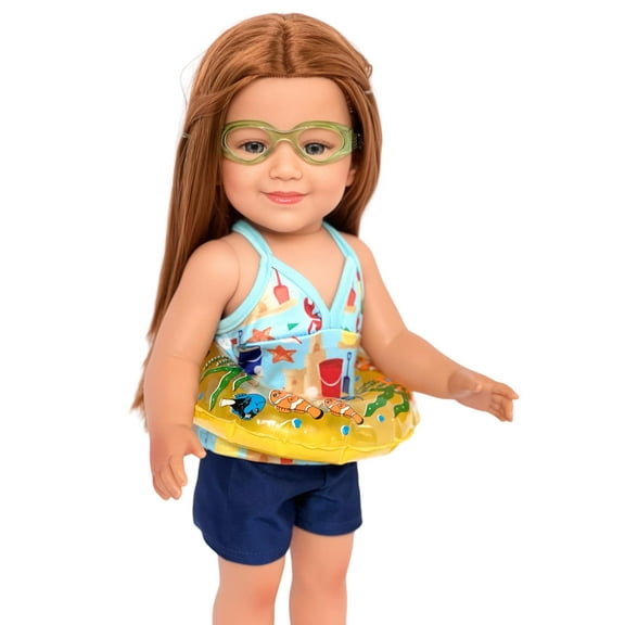 18 inch Doll Clothes-Fun in the Sun Swimsuit Fits 18 Inch Girl Dolls