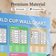 thumbnail image 3 of Póster waveglad Calendario de la Copa Mundial de Fútbol 2026 90x60 cm, 3 of 8