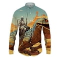 thumbnail image 5 of Camisa de solapa estilo Harajuku para hombre con estampado 3D, camisas casuales de moda para hombre y mujer, camisas de manga larga con botones, ropa de calle de gran tamaño unisex, 5 of 5