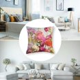 thumbnail image 5 of Flower Pillow Sham  Sweetpea Floral Romantic Dissolving Watercolor Look, Quality Microfiber Bedding Item for All Seasons, Pale Pink Lavender, 5 of 7