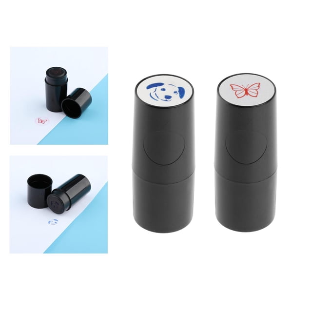2 Piezas Sello de Estampado de Pelota para golf Portátil Accesorios para golf de Múltiples Patrones Sharpla Estampadora de pelota de golf