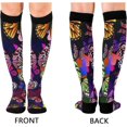 thumbnail image 2 of GZHJMY Butterfly 20-30mmHg Compression Socks for Men & Women, Knee High Stockings for Running, Sport, Hiking & Travel, 2 of 7