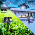 thumbnail image 4 of Minetom Halloween Christmas Projector Lights Outdoor 26 HD Effects (3D Ocean Wave + Patterns) Waterproof with Timer Landscape Lights for Indoor Holiday Christmas Night Disco Party, RGB + Multicolor, 4 of 8