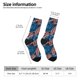 thumbnail image 2 of Balery Tropical Leaves Calcetas Largas con Estampado para Hombre y Mujer – Suaves y Transpirables, Talla Única (US 5-11), 2 of 6