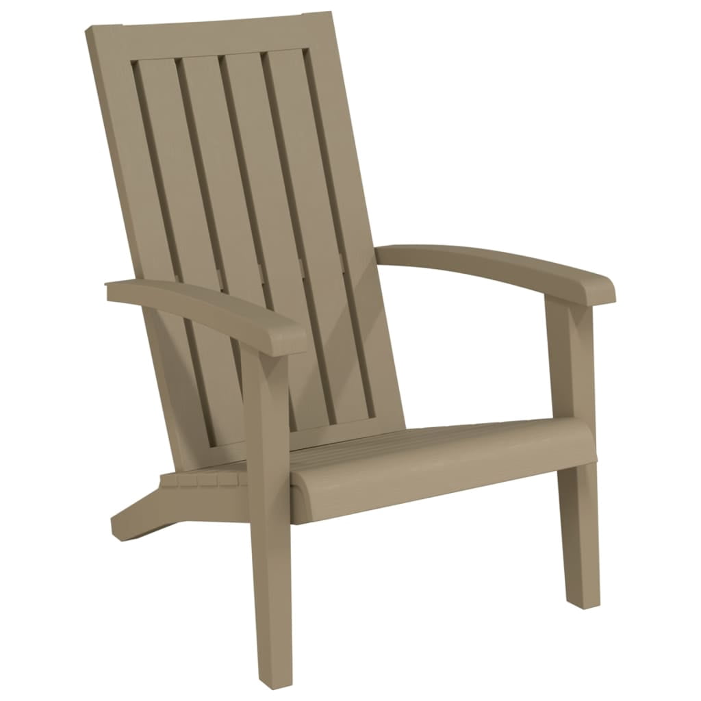 vidaXL Adirondack Chair Outdoor Furniture Lawn Chair for Deck Polypropylene