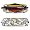 thumbnail image 2 of Fotbe Cute Rabbit Pattern Leather Pencil Case, Pencil Pouch with Durable Zipper, Compact and Stylish Organizer for Stationery, Art Supplies, Travel Essentials, 2 of 7