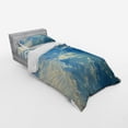 thumbnail image 2 of Ambesonne Landscape Bedding Set 3 Pcs, Sunrise Foggy Morning, Twin, Navy Cream, 2 of 2