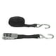thumbnail image 4 of Correas De Amarre Con Trinquete, Resistentes, Negras, 1 Pulgada, 25 Mm, Costuras Precisas A Prueba Para Motocicleta, Remolque, Camión, Kayak, Barco, Poliéster, Acero Inoxidable,, 4 of 7