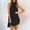 Black, variant on Ladies Casual Loose Long Dress Sleeveless Slit Beachwear for Summer Comfort and Easy Everyday Style Black M