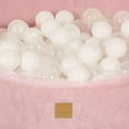 thumbnail image 3 of MeowBaby Soft Round 35 x 11.5 Inch Baby Foam Ball Pit with 200 Balls, Pink, 3 of 3
