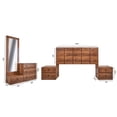 thumbnail image 4 of Recamara KS 5 Piezas Louis Nogal - Kessa Muebles, 4 of 5