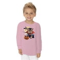 thumbnail image 2 of Awkward Styles Halloween Toddler Long Sleeve Shirt Vampire Morkie Kids T-Shirt, 2 of 5