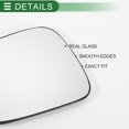 thumbnail image 4 of Reemplazo de vidrio de espejo retrovisor convexo del lado del conductor izquierdo calefaccionado para Ford Galaxy 1995-2006, 4 of 6