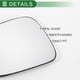 thumbnail image 4 of Reemplazo de vidrio de espejo retrovisor convexo del lado del conductor izquierdo calefaccionado para Ford Galaxy 1995-2006, 4 of 6
