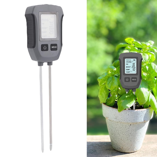 Probador Digital De Suelo, Medición Precisa, Fácil De Usar, Pantalla LCD Con Batería, Sensor De Suelo Para Jardines, Granjas, Invernaderos