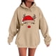 thumbnail image 4 of MHFRRA Sudadera con Capucha para Parejas, Divertida y A Juego, de Manga Larga, Estilo Informal y Deportivo Marrón, 4 of 5