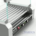 thumbnail image 6 of VIVO Electric 24 Hot Dog & Nine (9) Roller Grill Cooker Machine with Cover, 6 of 8