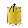 thumbnail image 3 of Bolsa de almacenamiento de algodón de gran capacidad | Organizador plegable de tela no tejida para ropa, ropa de cama y juguetes | Cremallera resistente y asa de transporte para mudanzas y viajes, 3 of 6