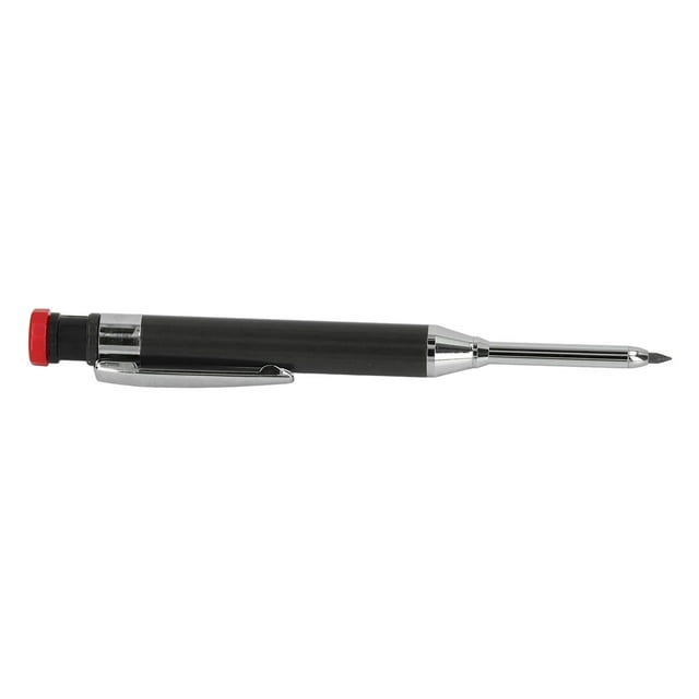 Crayon de Construction, Pointe Allongée Non Cassante Crayon de Charpentier Robuste pour Marquage Noir, Bleu