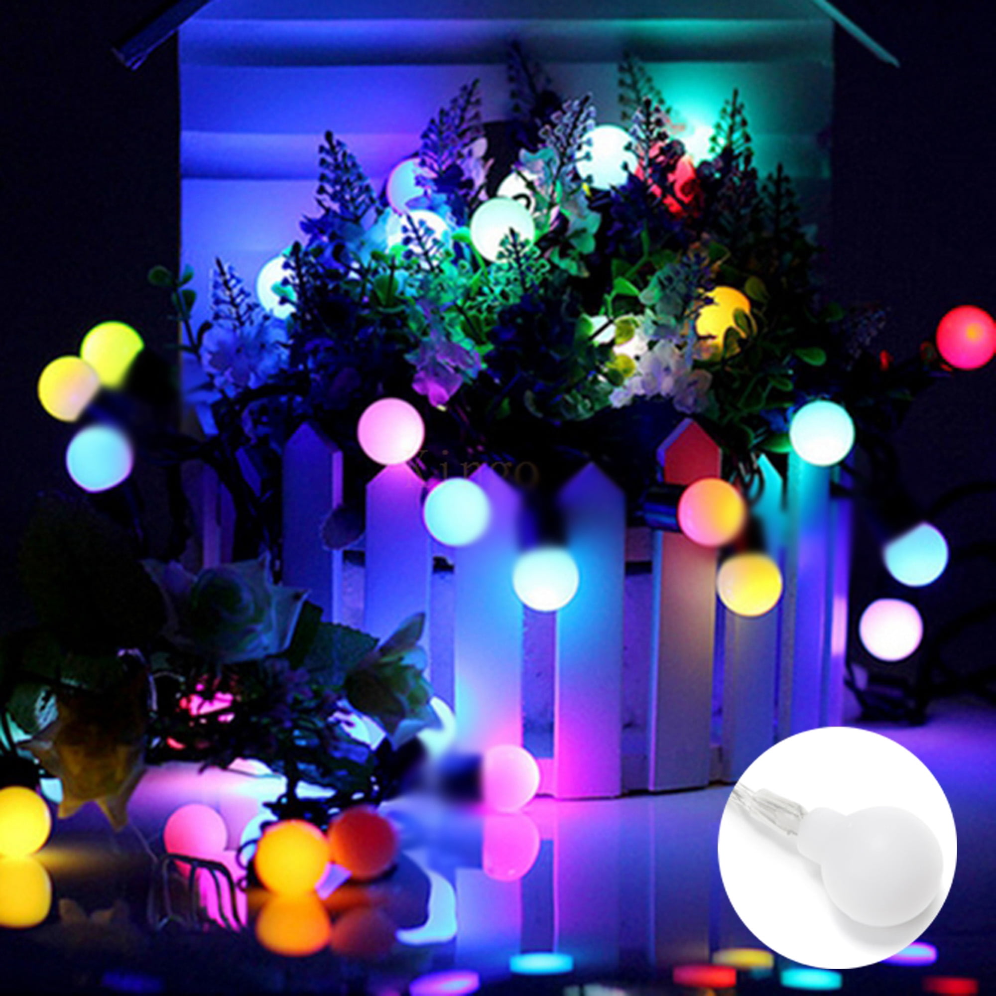 NK HOME LEDs Globe String Lights, 16ft/33ft 100 LEDs Waterproof Outdoor