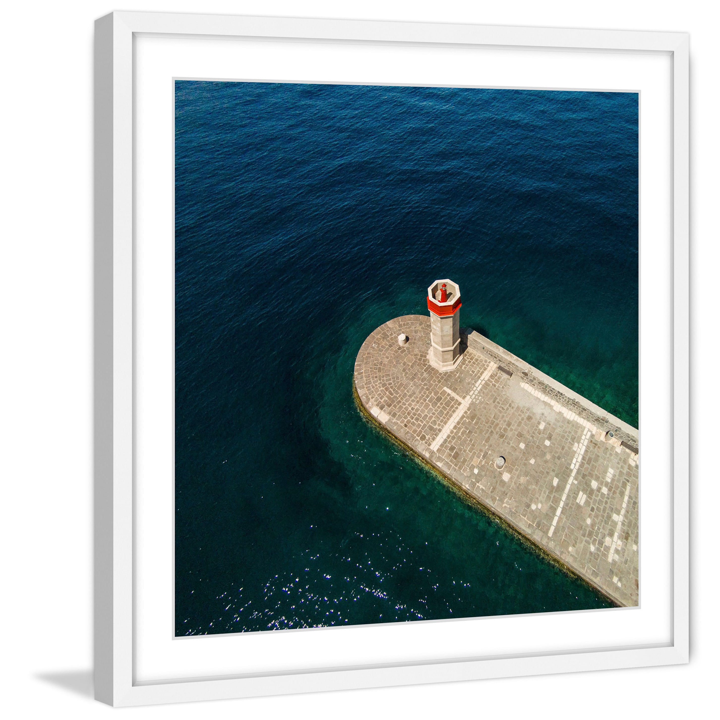 "Lighthouse" Framed Painting Print