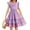 Lilac, variant on Arshiner Girls Spring Floral Dress Girls Flutter Sleeve Summer Dress 10-12 Years