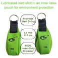 thumbnail image 4 of Blaze Line Arborist Throw Line Weight Ball Pouch Bag for Tree Rope Climbing 2-Pack 8 and 12 oz- Neon Green, 4 of 11
