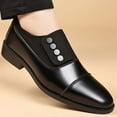 thumbnail image 7 of Xucatan Men's Dress Shoes Business Oxfords Patent Leather Dress Shoes Classic Loafers Formal Pointed Lace Up Business Tuxedo Shoes Gift, 7 of 7