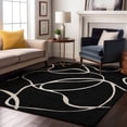 thumbnail image 4 of Dalyn Rugs Premium Machine Washable Mayfield AMF999 Black 2'6" x 3'10" Rug, 4 of 7