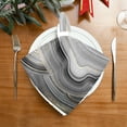 thumbnail image 2 of GZHJMY Cloth Napkin Marble Abstract Gold Black Grey Kitchen Dining Table Decor for Cocktail Gathering Party Holiday Wedding Everyday Use 6 Pack 20" × 20", 2 of 6