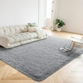 thumbnail image 2 of LOCHAS Soft Indoor Modern Area Rugs Fluffy Living Room Carpets for Children Bedroom Home Decor Nursery Rug 5.3'x7.5',Gray, 2 of 7