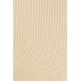 thumbnail image 2 of Indoor/Outdoor Solid Beige Area Rug, Braided Textured Design, 5Ft. X 8Ft. Oval Reversible Carpet, 2 of 2