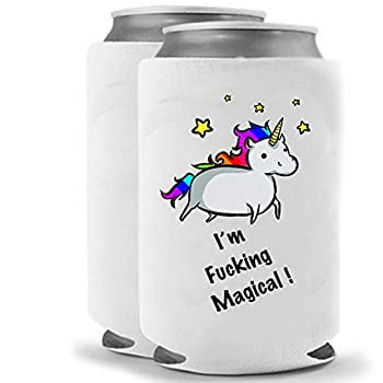 Magical Mom Unicorn and Baby Can Cooler Drink Hugger Insulated Holder 