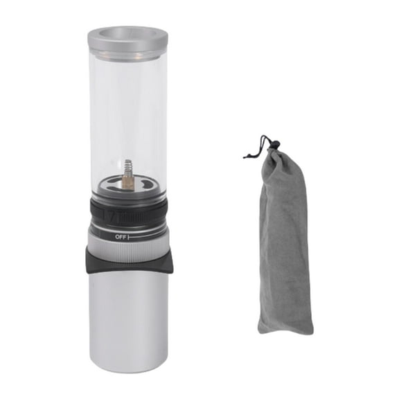 Outdoor Camping Lamp Fishing Windproof Gas Candle Light Tent Lantern Light for Easy Carrying