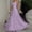 Purple, variant on JOANKDMI Elegant Dresses for Women Maxi Spaghetti Strap Square Neck Floral Lace Formal Gown A-Line Flowy Prom Evening Cocktail Wedding Guest Flattering Long Dress