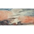 thumbnail image 2 of Anonymous 18x11 Gold Ornate Wood Frame and Double Matted Museum Art Print Titled - Cloud Study (1800s), 2 of 4